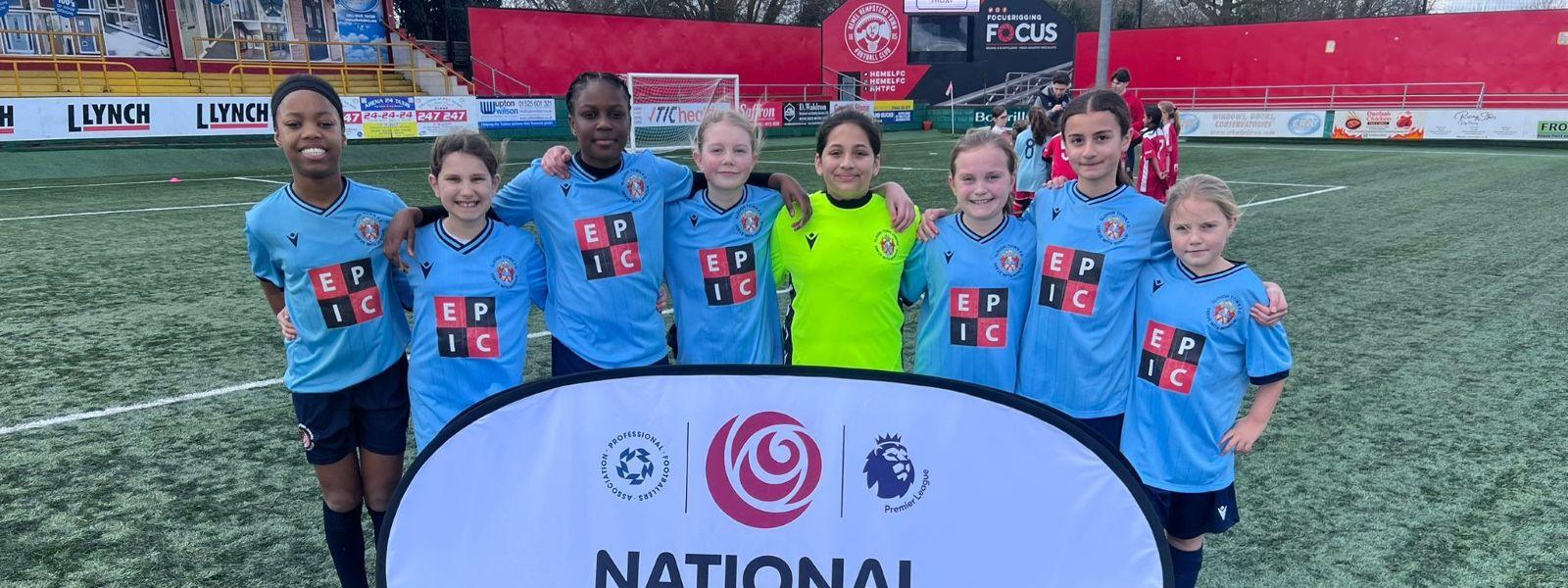 Slough Town Girls Crowned National League Trust U11s Cup Regional Champions