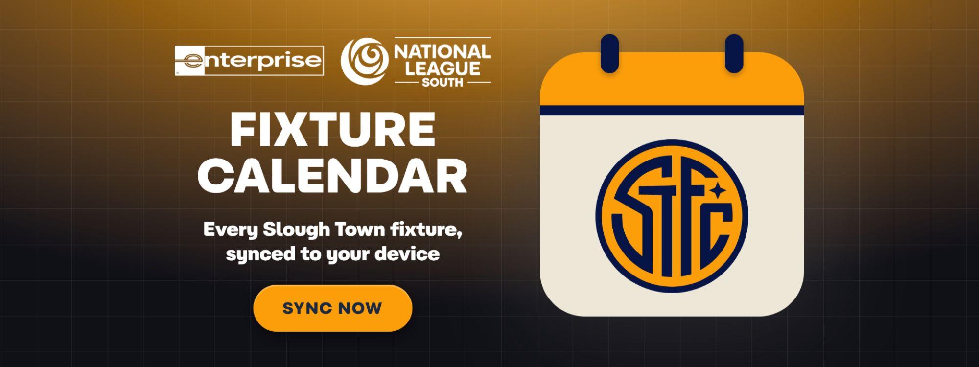 Get in sync with every Slough Town fixture!