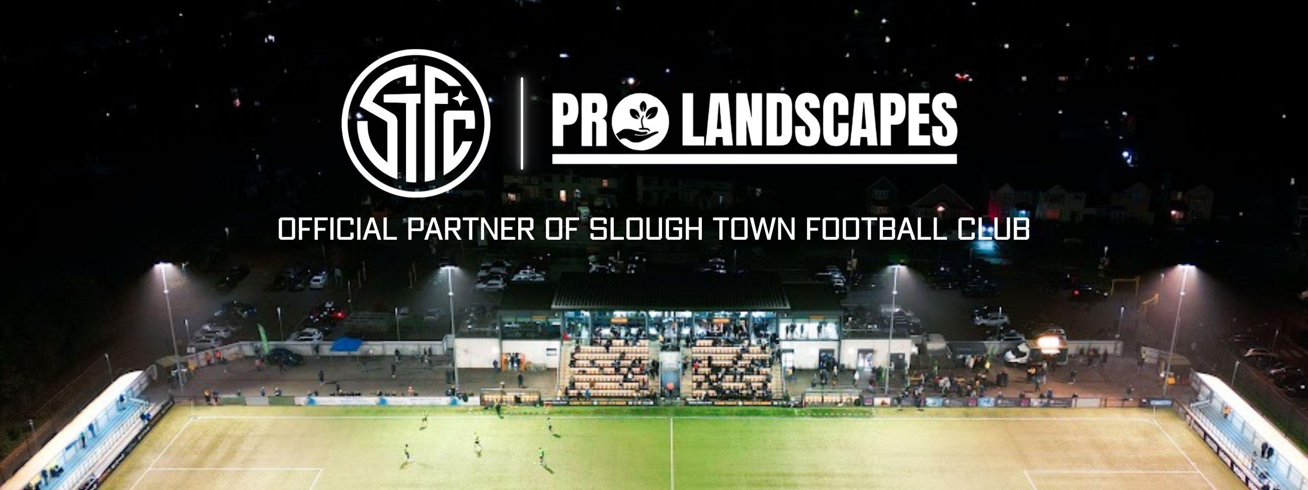 Pro Landscapes extend partnership with Slough Town